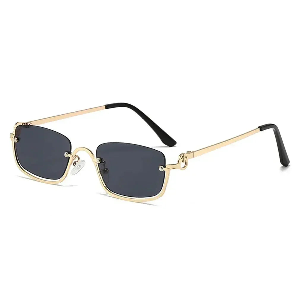 Lightweight women’s sunglasses – retro metal frame design, polycarbonate lenses, for casual and outdoor activities