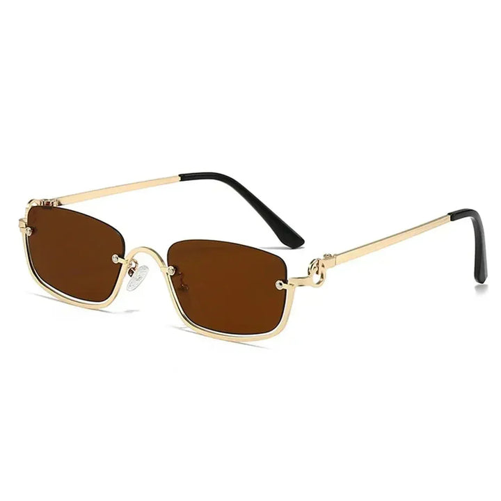 Lightweight women’s sunglasses – retro metal frame design, polycarbonate lenses, for casual and outdoor activities