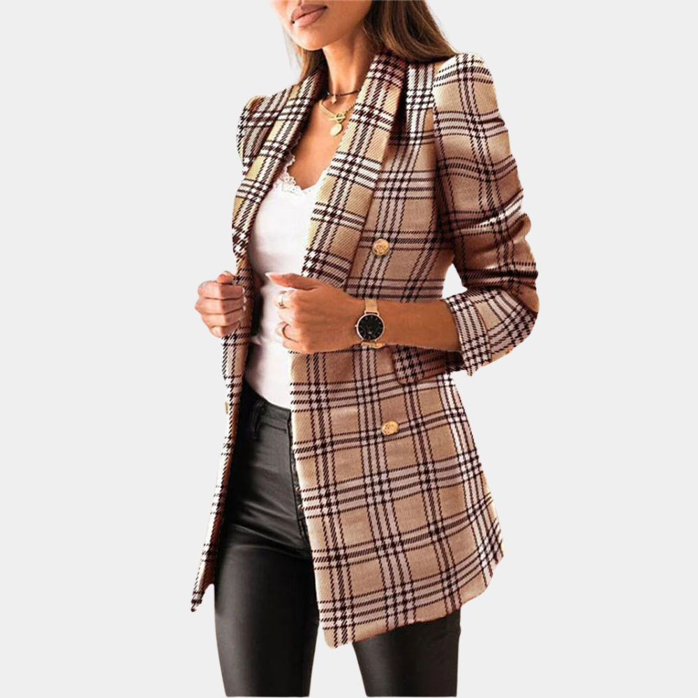 Versatile women’s blazer – chic tailored design, durable fabric, for work or casual outings