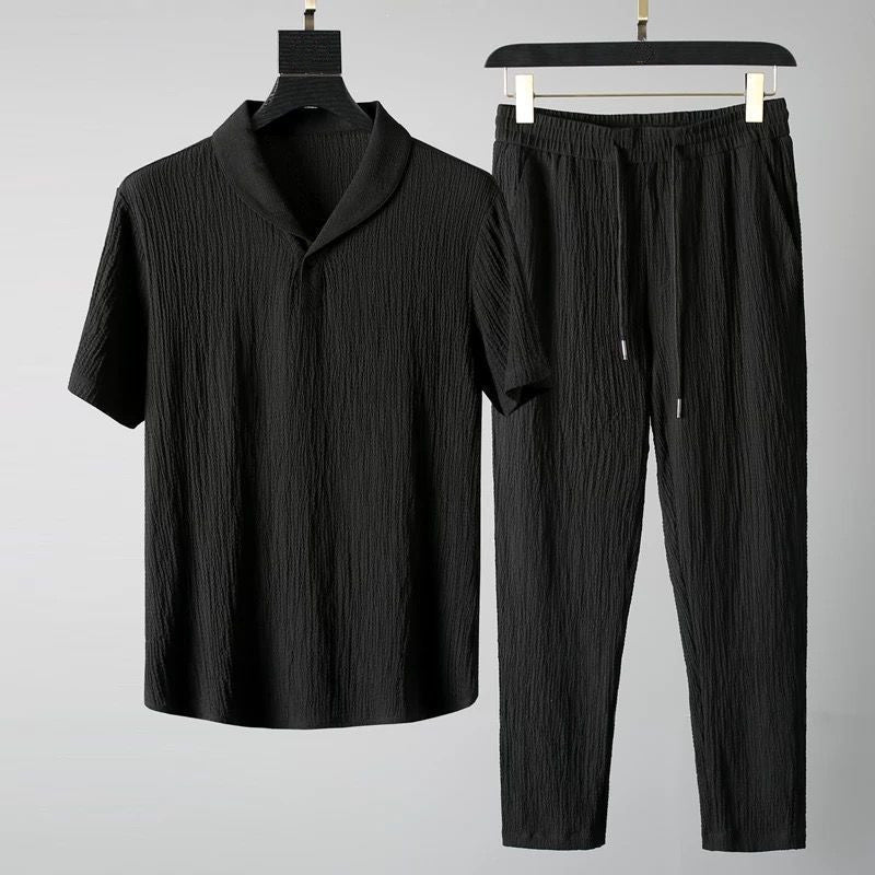 Warm &amp; Comfortable men’s leisure suit – classic cut, high-quality materials, for casual activities