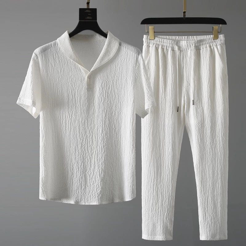Warm &amp; Comfortable men’s leisure suit – classic cut, high-quality materials, for casual activities