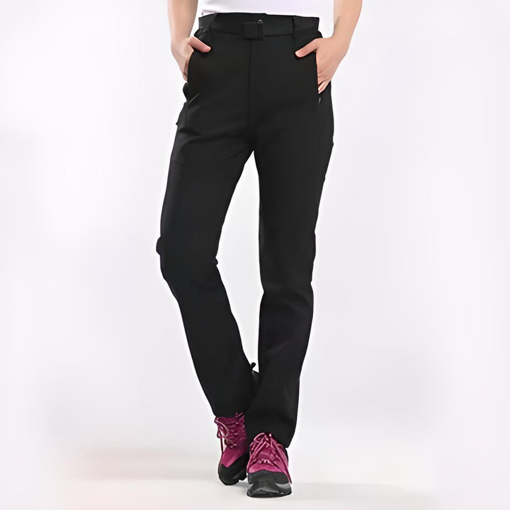 Waterproof women’s hiking pants – elastic, breathable, for outdoor activities