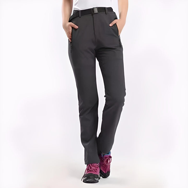Waterproof women’s hiking pants – elastic, breathable, for outdoor activities