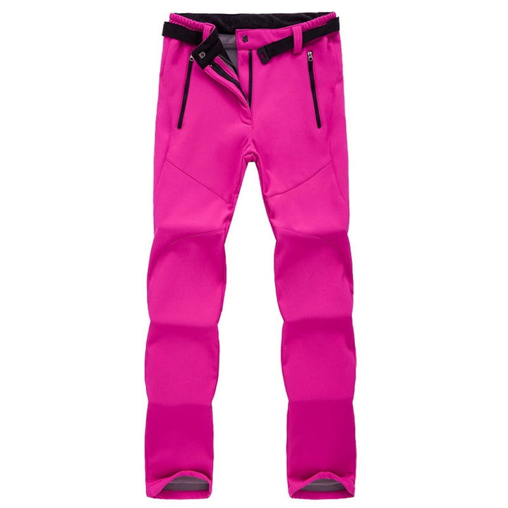 Waterproof &amp; Breathable women’s hiking pants – elastic fit, durable material, for trekking and outdoor activities