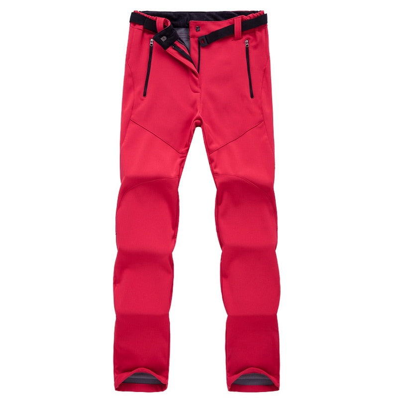 Waterproof &amp; Breathable women’s hiking pants – elastic fit, durable material, for trekking and outdoor activities