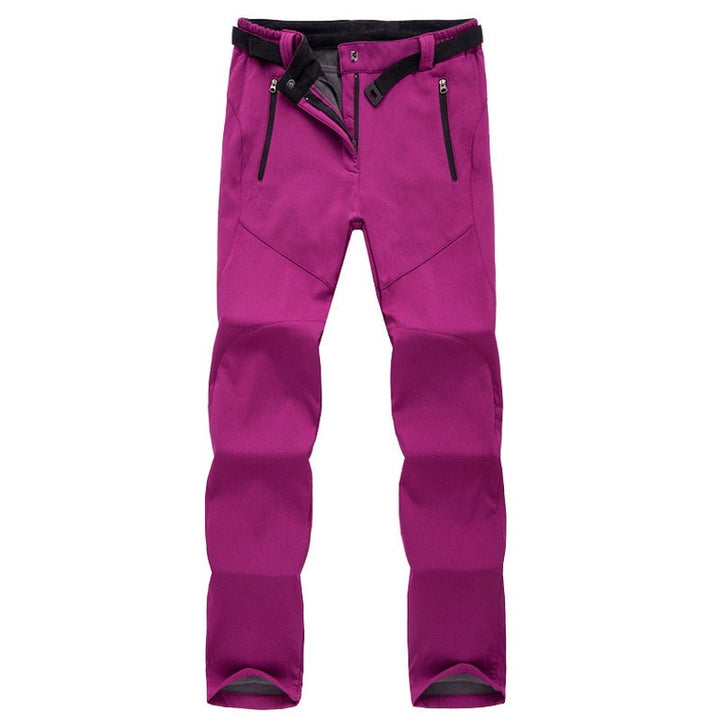 Waterproof &amp; Breathable women’s hiking pants – elastic fit, durable material, for trekking and outdoor activities