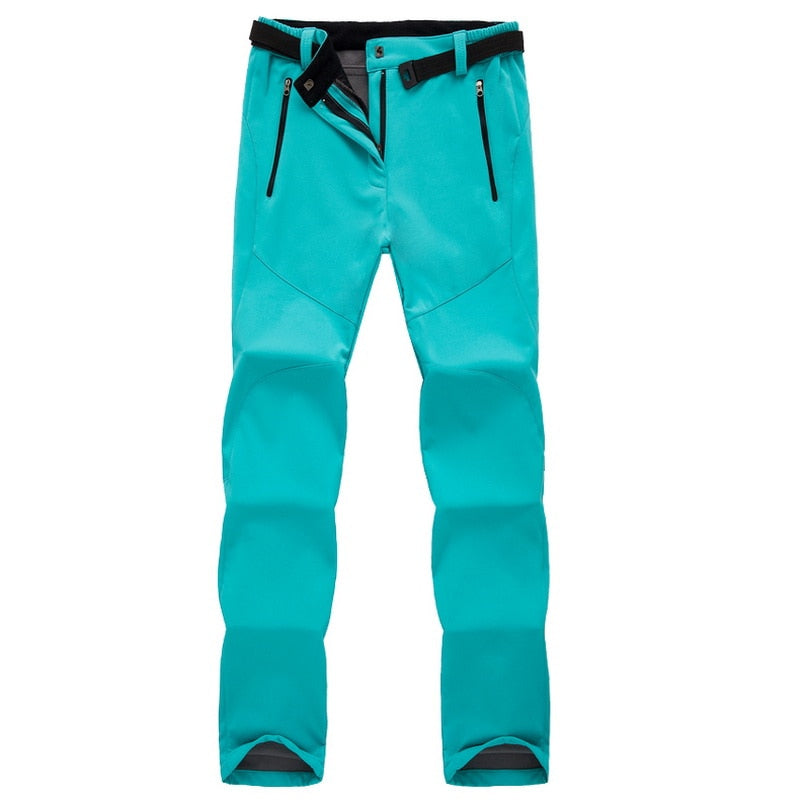 Waterproof &amp; Breathable women’s hiking pants – elastic fit, durable material, for trekking and outdoor activities