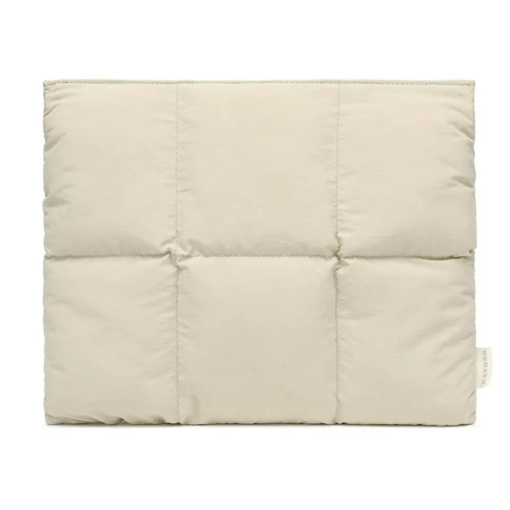 Water-Resistant Quilted Laptop Sleeve with Plush Padding and Shockproof Protection for 14-16 Inch Devices