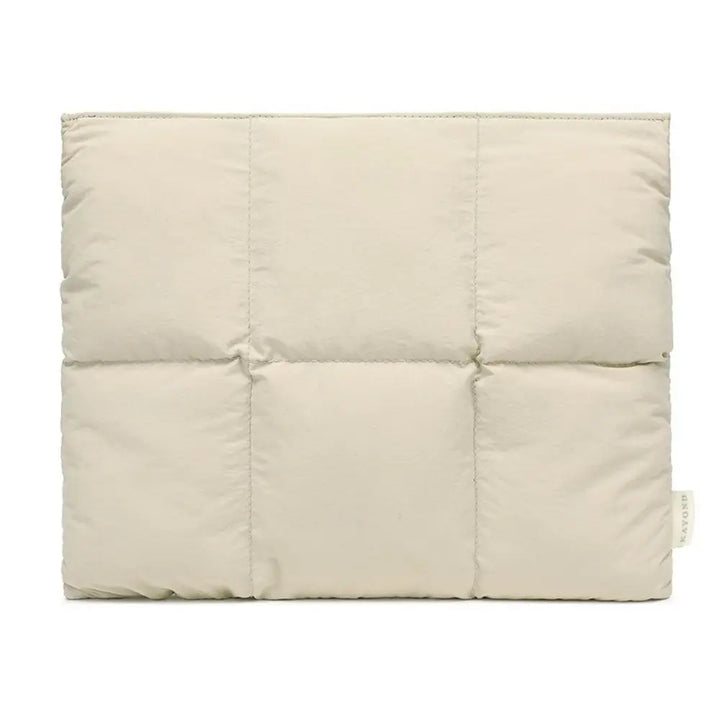 Water-Resistant Quilted Laptop Sleeve with Plush Padding and Shockproof Protection for 14-16 Inch Devices