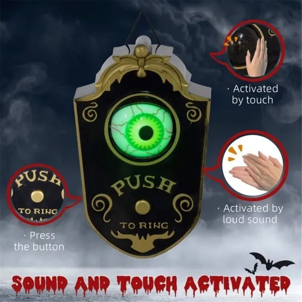 Halloween Decoration Light Up Eyeball Doorbell 2025