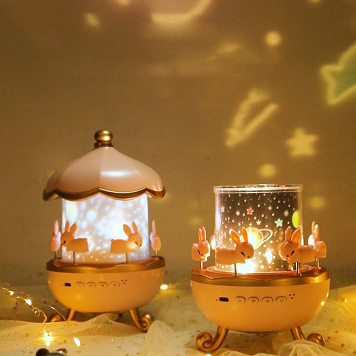 Upgraded Projector Night Light - 12 Themes, Bluetooth, Calming Glow for Kids