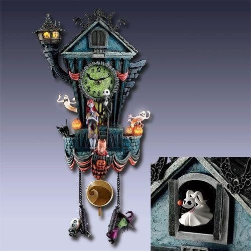Staring Clock Resin Pendant Ornament Gothic Halloween