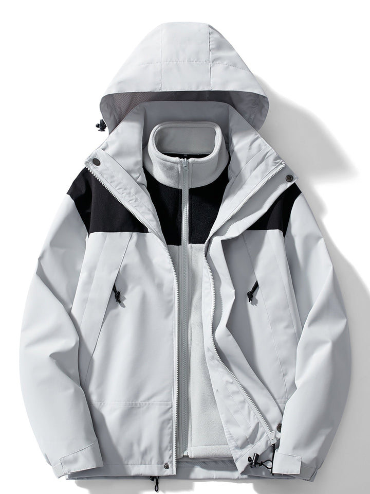 Waterproof Women’s 3-in-1 Jacket - Relaxed Fleece Winter