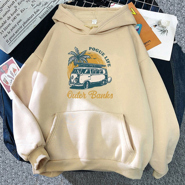Oversized Cozy Unisex Hoodie - Pullover, Polyester, Casual