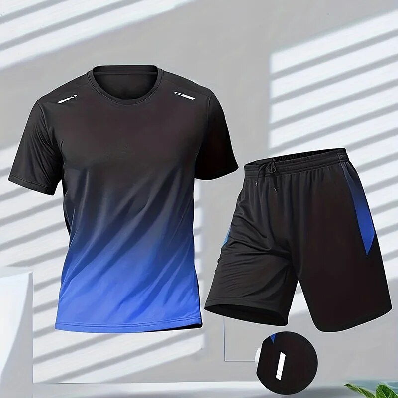 Matching Workout Sets for Women, Lightweight T-Shirt and Shorts Sports Clothing Set, Fast-Drying Fabric, Modern Fit
