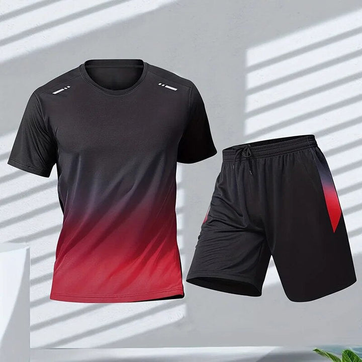 Matching Workout Sets for Women, Lightweight T-Shirt and Shorts Sports Clothing Set, Fast-Drying Fabric, Modern Fit