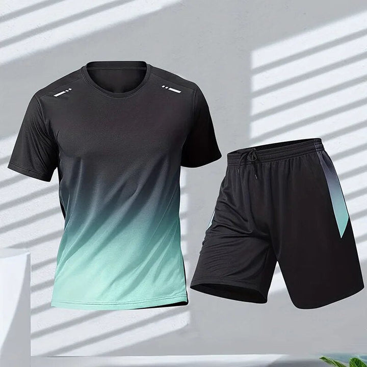 Matching Workout Sets for Women, Lightweight T-Shirt and Shorts Sports Clothing Set, Fast-Drying Fabric, Modern Fit
