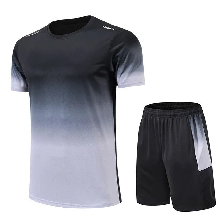 Matching Workout Sets for Women, Lightweight T-Shirt and Shorts Sports Clothing Set, Fast-Drying Fabric, Modern Fit