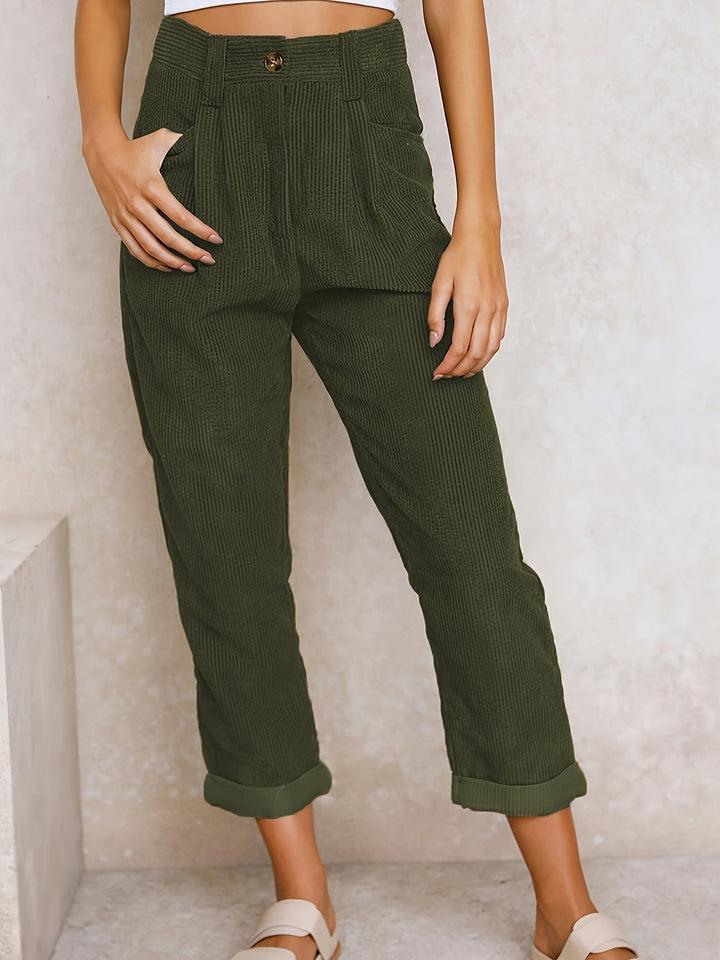 High Waist Casual Women&