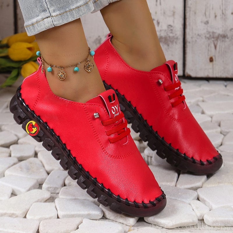 Flexible Leather Moccasins with Non-Slip Sole, Comfortable Slip-On Moccasin Shoes for Men and Women, Ideal for Daily Wear