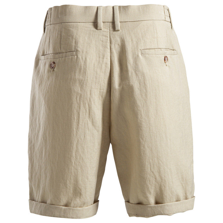 Lightweight teen shorts - Old Money style, Lyocell cotton, for versatile business-casual wear