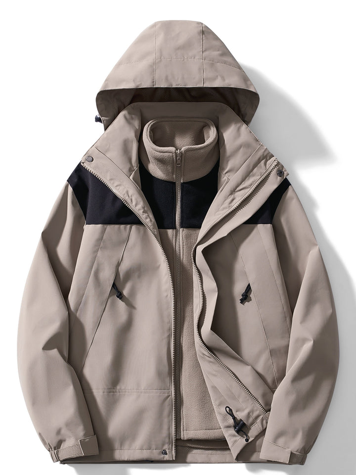 Waterproof Women’s 3-in-1 Jacket - Relaxed Fleece Winter