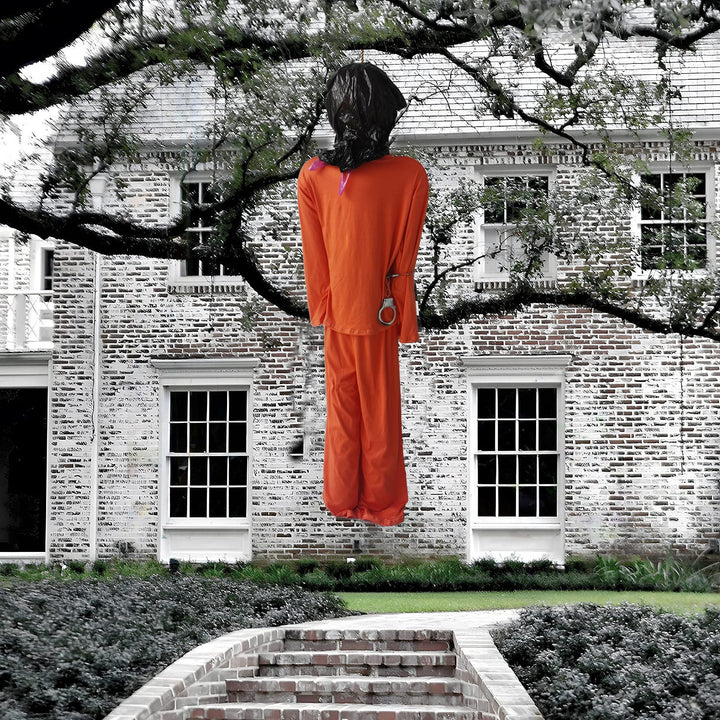 Halloween Hanging Death Row Figure Decoration Spooky Yard