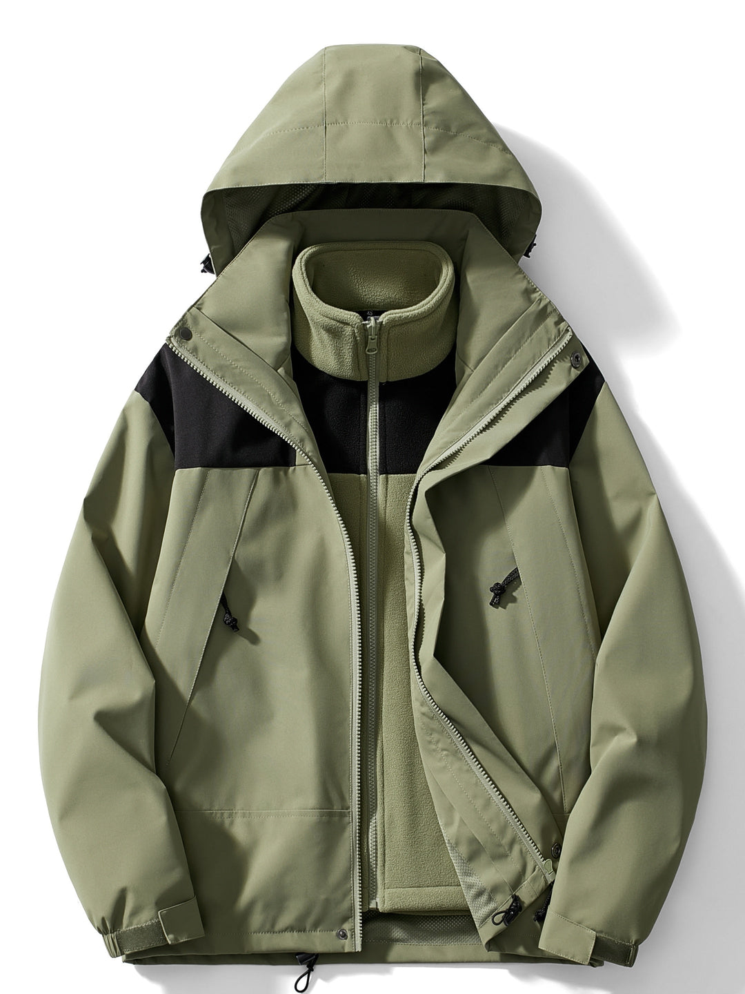 Waterproof Women’s 3-in-1 Jacket - Relaxed Fleece Winter