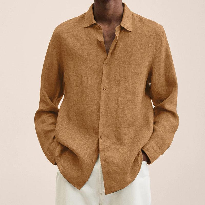 Elegant Linen Shirt for Men - Breathable Stylish Fit for All Occasions, Comfortable Summer Wear, Versatile Casual Attire