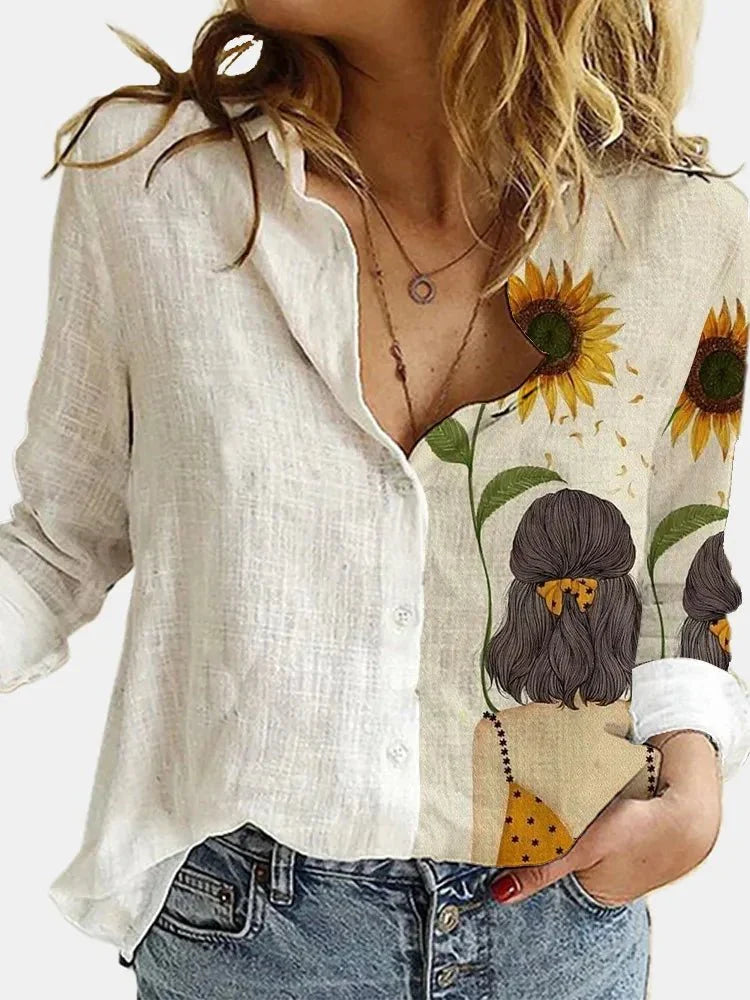Elegant Floral Print Women&