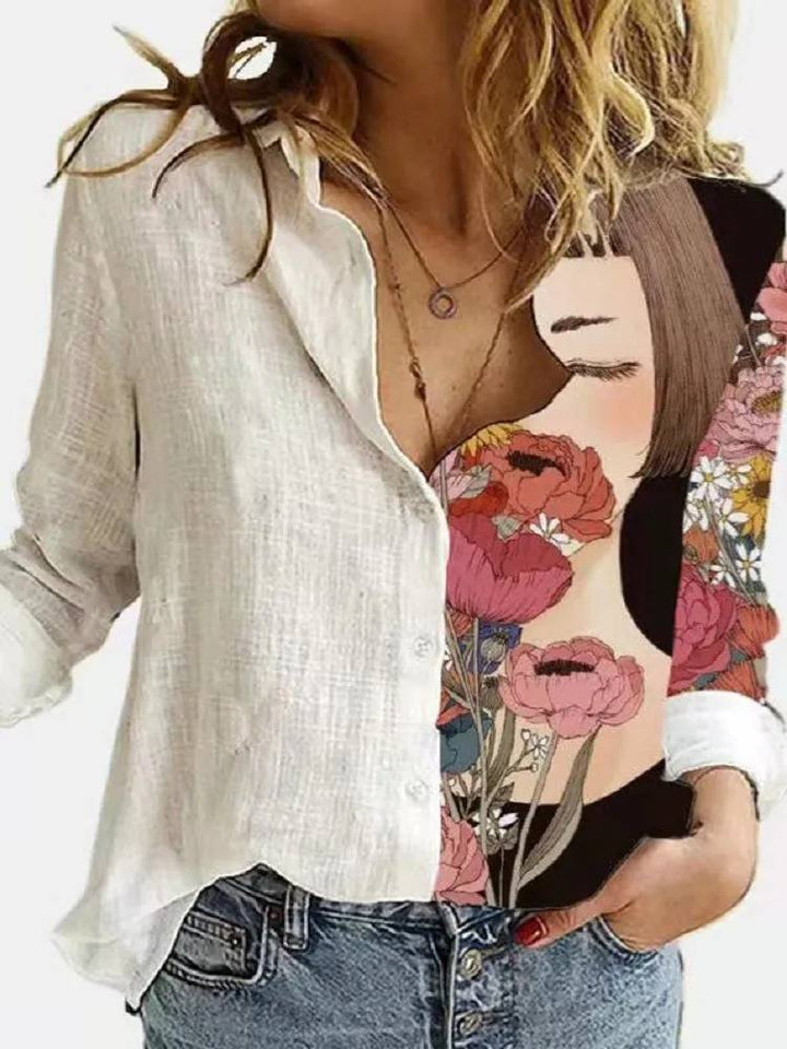 Elegant Floral Print Women&