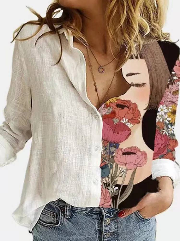 Elegant Floral Print Women&