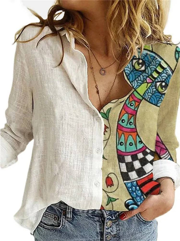 Elegant Floral Print Women&