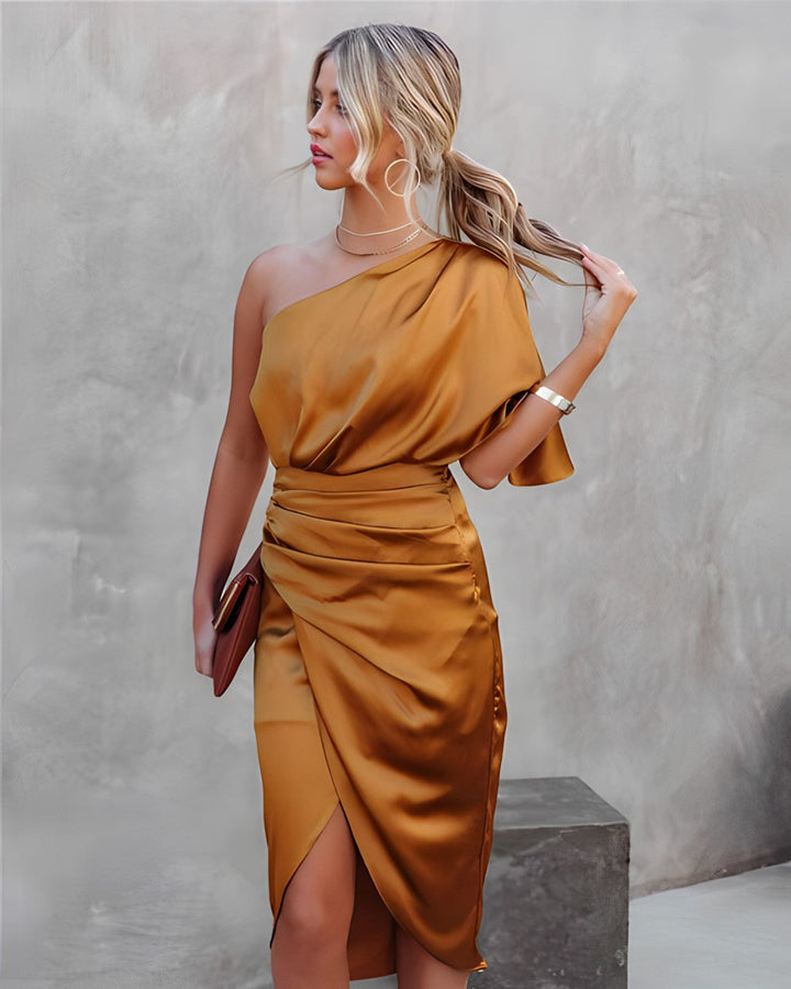 Elegant One-Shoulder Women&