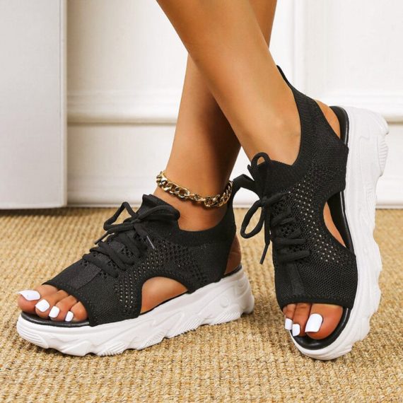 Orthopedic Sandals for Women with Slip-On Design, Breathable Material, and Foot Pain Relief Support