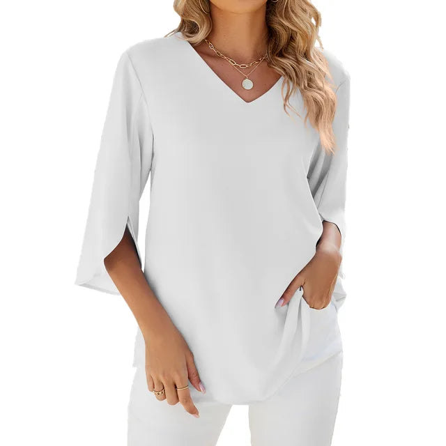 Lightweight V-Neck Women&