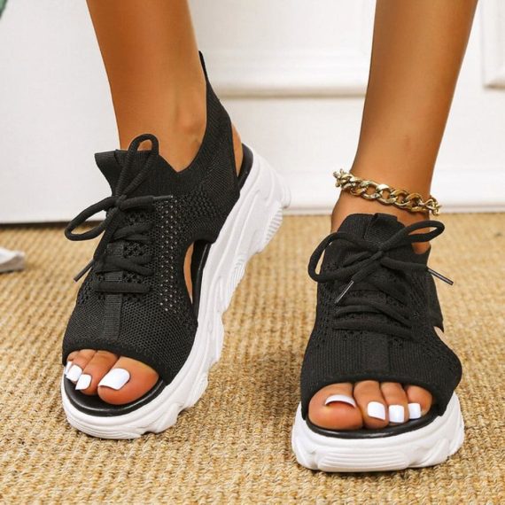 Orthopedic Sandals for Women with Slip-On Design, Breathable Material, and Foot Pain Relief Support