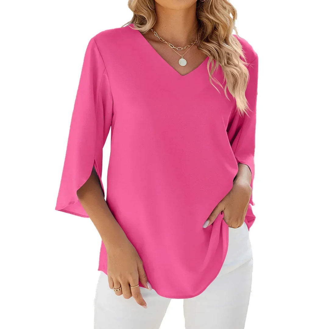 Lightweight V-Neck Women&