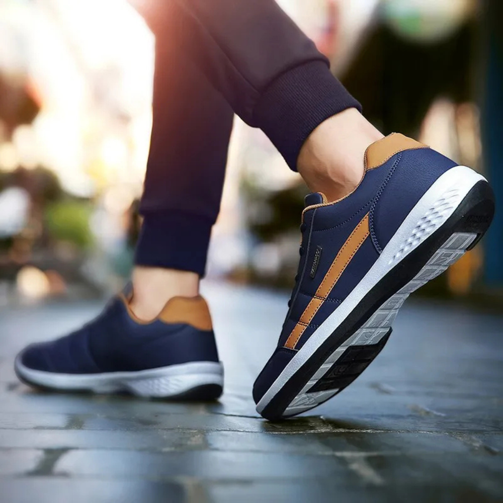 Comfortable Orthopedic Leather Shoes for Women, Waterproof Anti-Slip Design with Wide Toe Box and Gedempte Heel Support