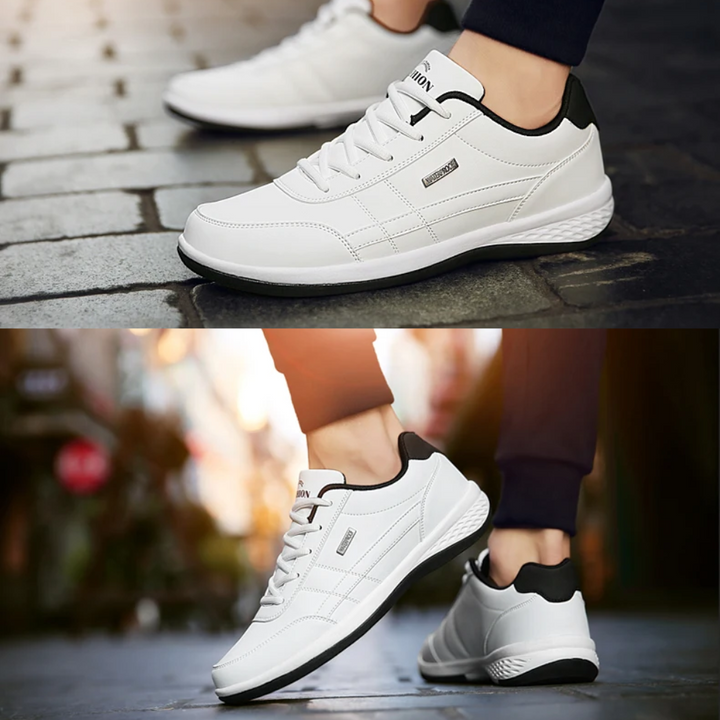 Comfortable Orthopedic Leather Shoes for Women, Waterproof Anti-Slip Design with Wide Toe Box and Gedempte Heel Support