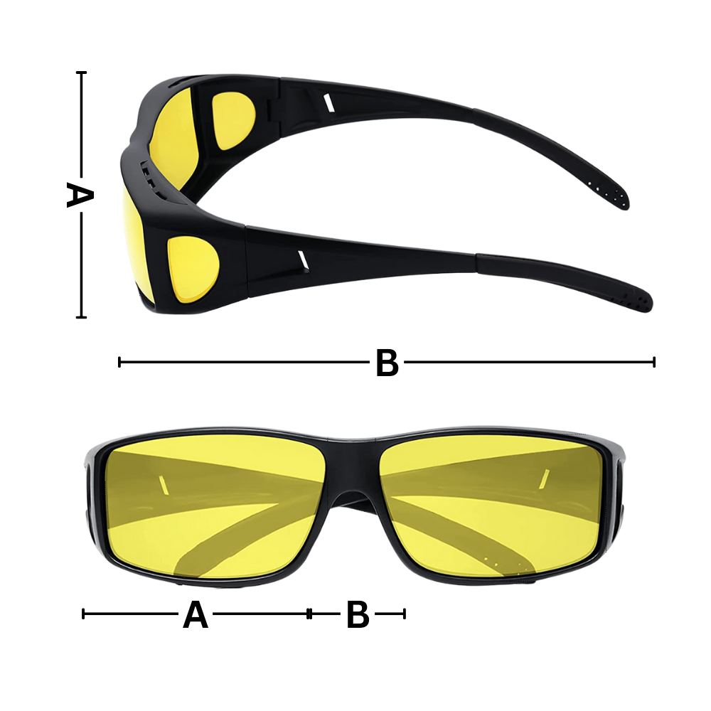 Night Driving Clarity Glasses - Polarized Night Vision for Safer Driving