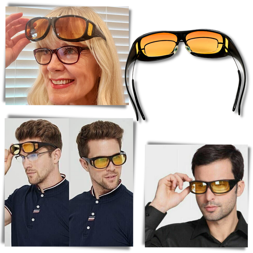 Night Driving Clarity Glasses - Polarized Night Vision for Safer Driving
