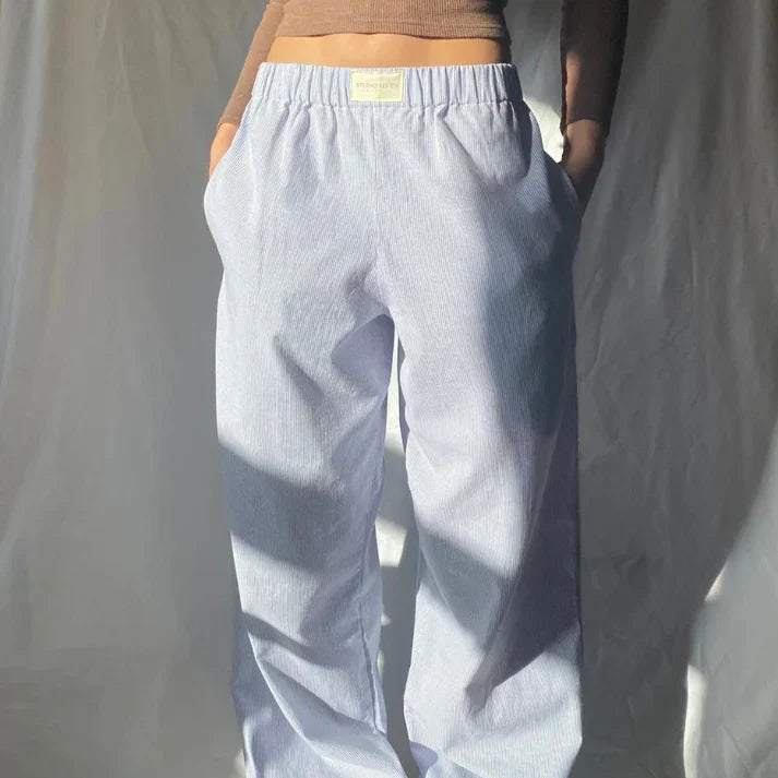 Flowing Linen Pants for Women - Elegant Summer Style, Comfortable Fit, Casual Chic Trousers