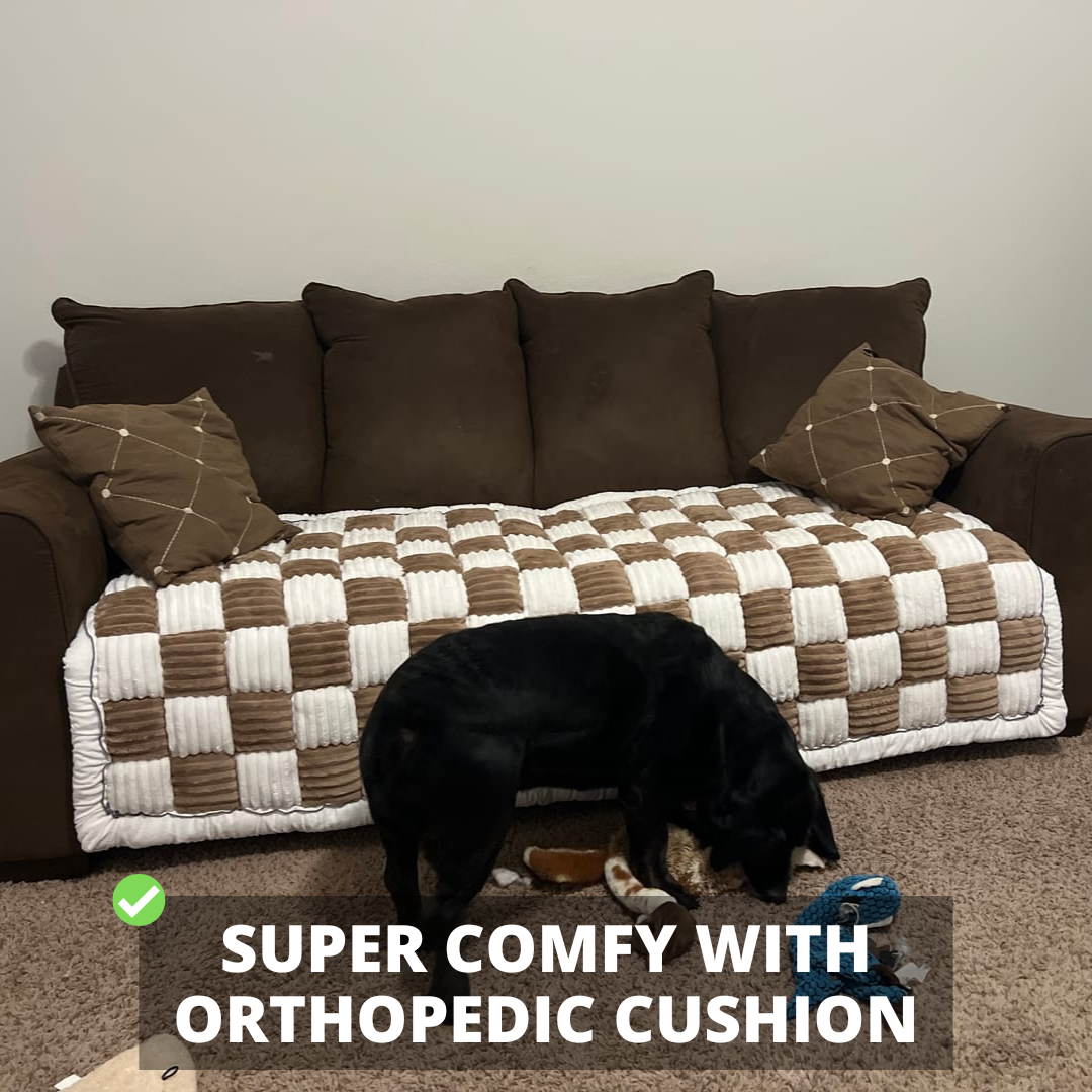 Furniture Protector Thick Orthopaedic Padding Couch Cover Fall 2025 Cozy Pet Safe Sofa Shield