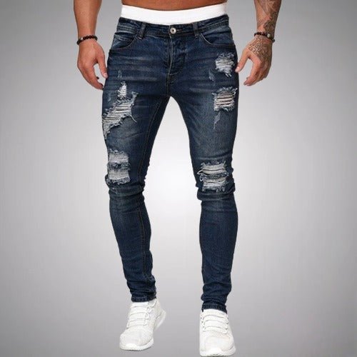 Slim-Fit Ripped Men&