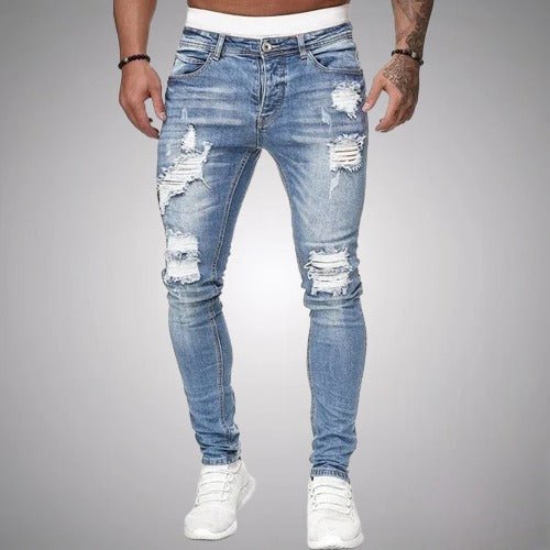Slim-Fit Ripped Men&