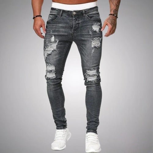 Slim-Fit Ripped Men&