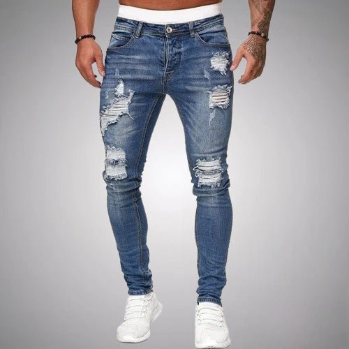 Slim-Fit Ripped Men&
