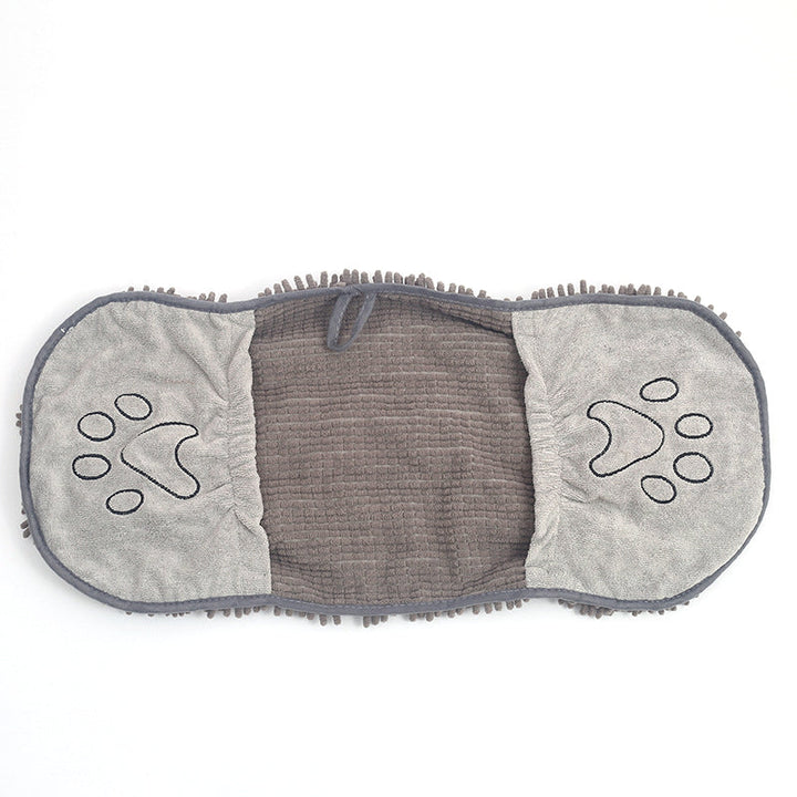 Dog Towel Wrap With Hand Pockets Quick Dry Microfiber For Pets Soft Absorbent Bath Wrap Fall 2025 Cozy Gift
