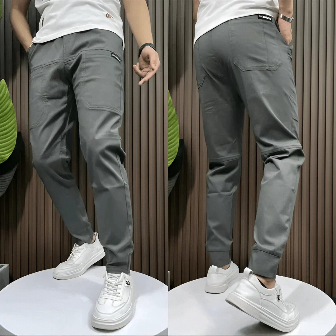 Mens Cargo Pants - Lightweight Stretch Trousers for Ultimate Comfort, Sizes 29-37